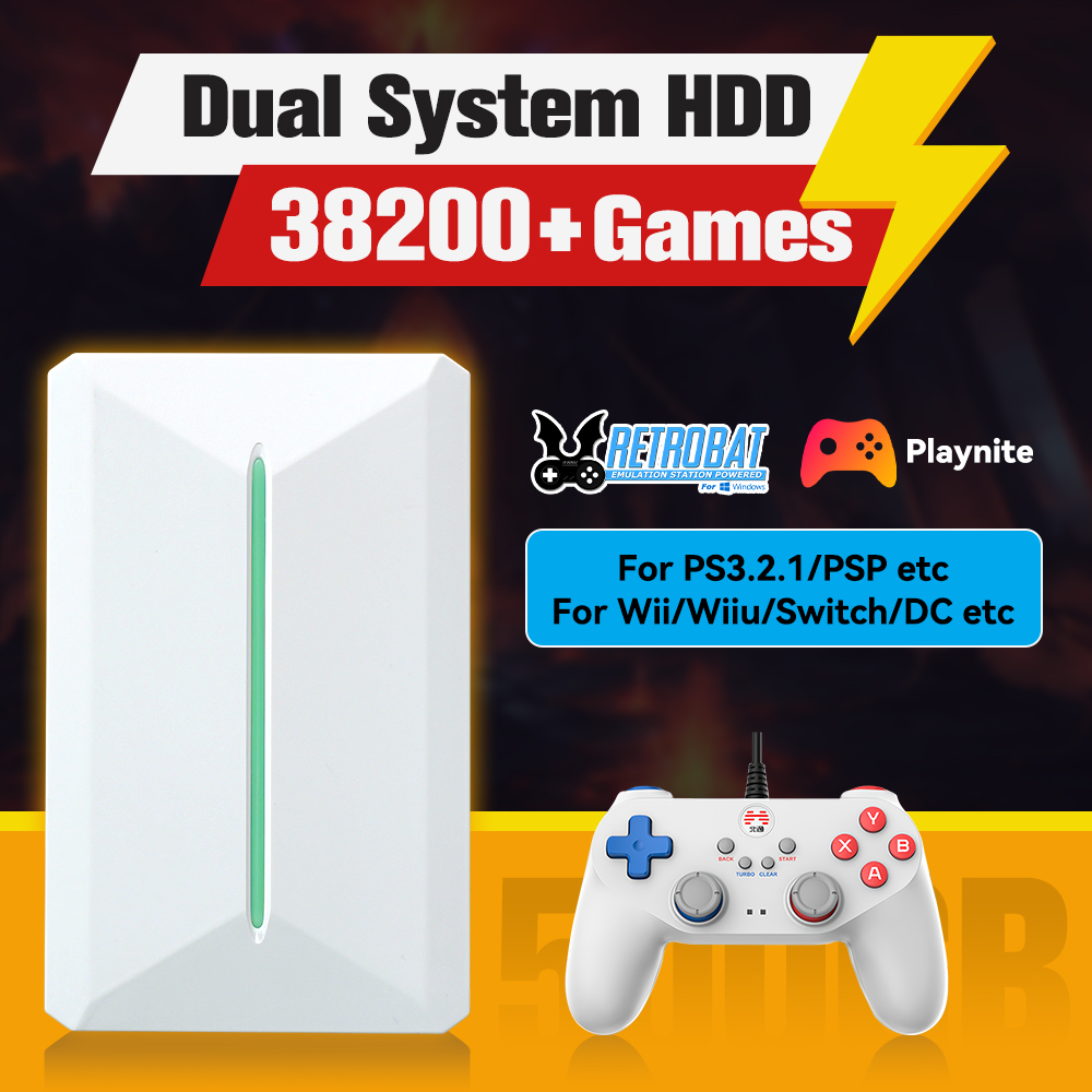 Retro Gaming N64 - Retrobat & Playnite System HDD consola