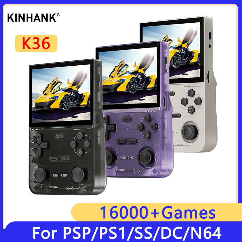 Retro Gaming Kiosk - KINHANK K36 Consola de videojuegos portátil